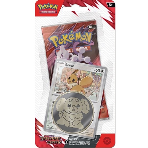Destined Rivals - Checklane Blister - Eevee - Pokemon kort